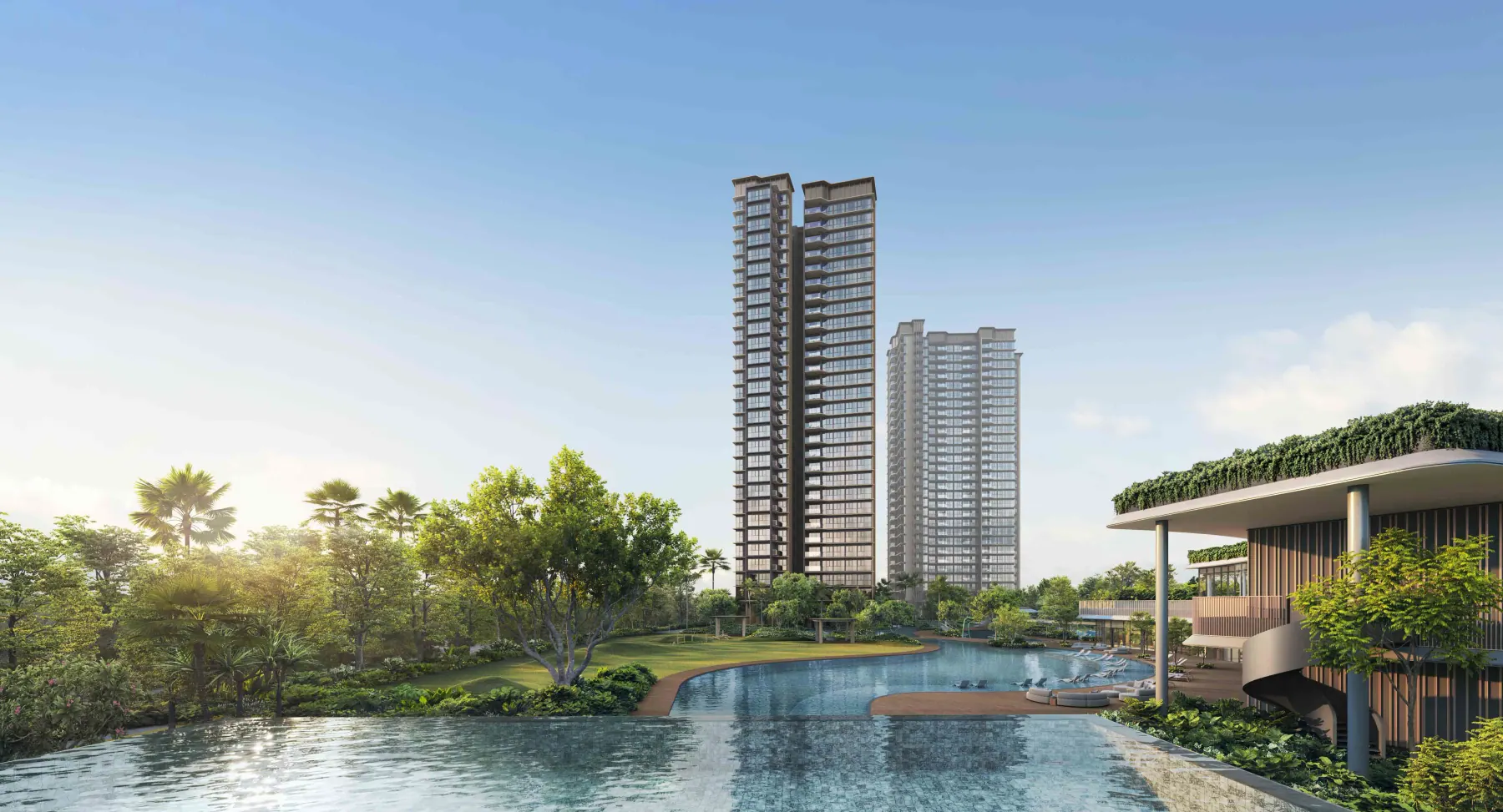 Infinity Lap Pool artist impression
