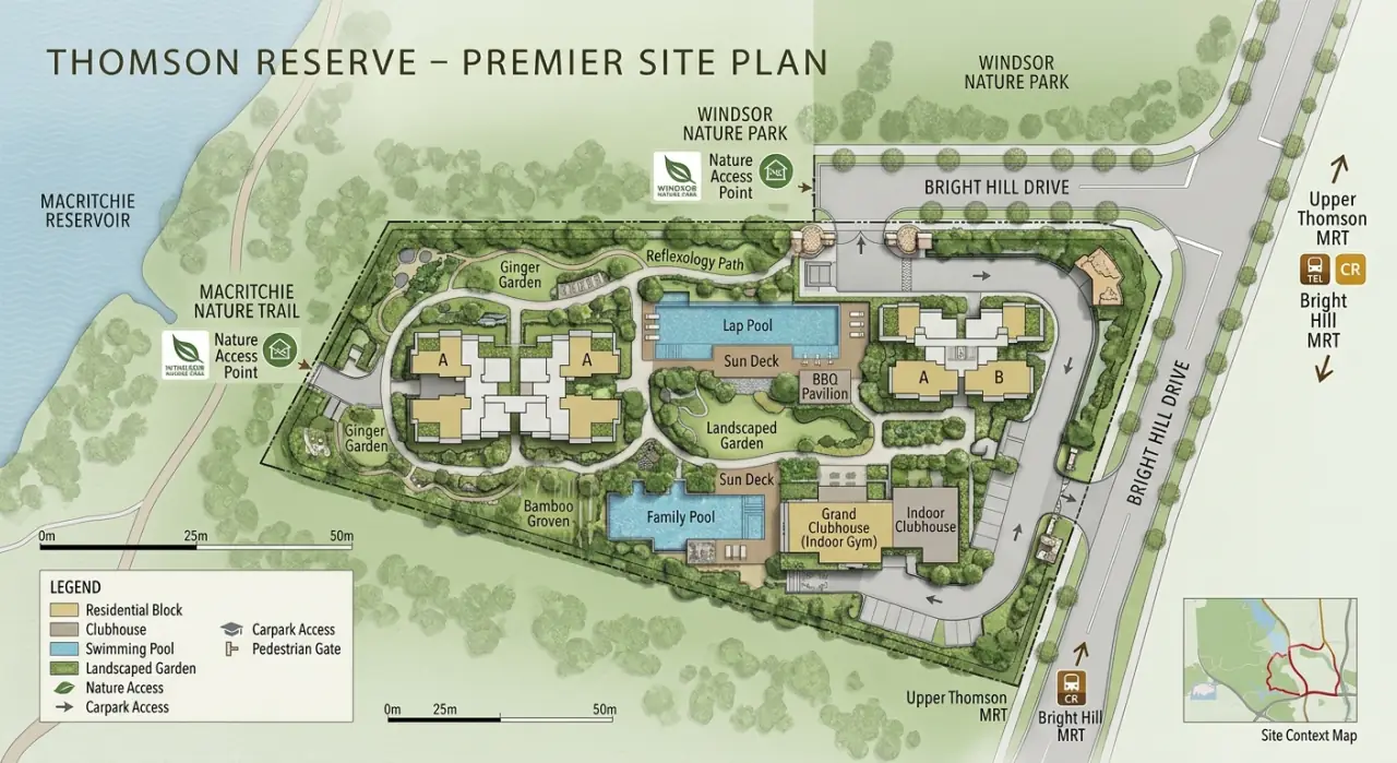 Thomson Reserve site plan